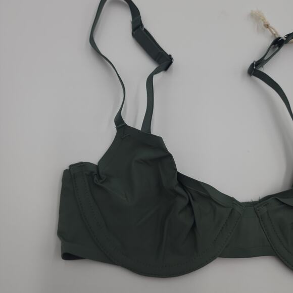 Aerie SMOOTHEZ Unlined Full Coverage Bra in Royal Palm Size 32B - Picture 2 of 9